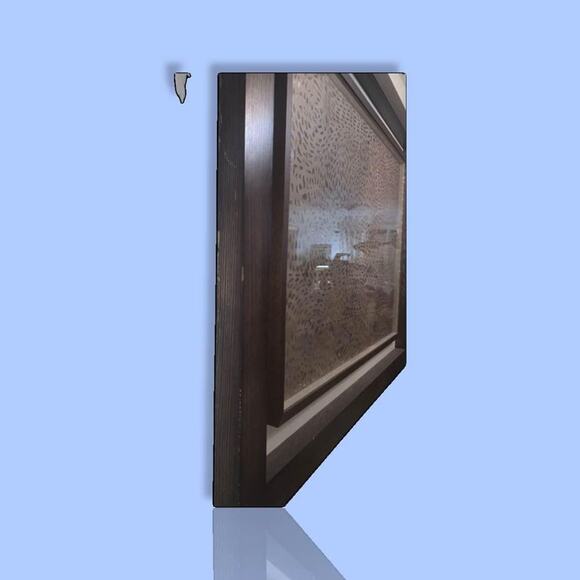 HUGE Framed Wall Decor Cork Art 5' x 4' Unique Pattern Under Glass ~ Gorgeous! - Picture 8 of 10